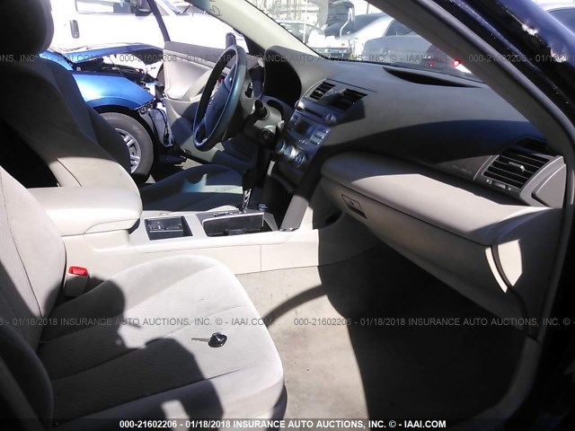 4T4BE46K69R059491 - 2009 TOYOTA CAMRY SE/LE/XLE BLACK photo 5