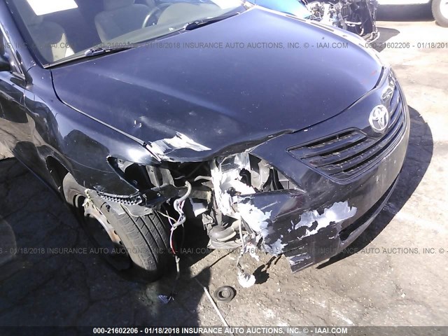 4T4BE46K69R059491 - 2009 TOYOTA CAMRY SE/LE/XLE BLACK photo 6