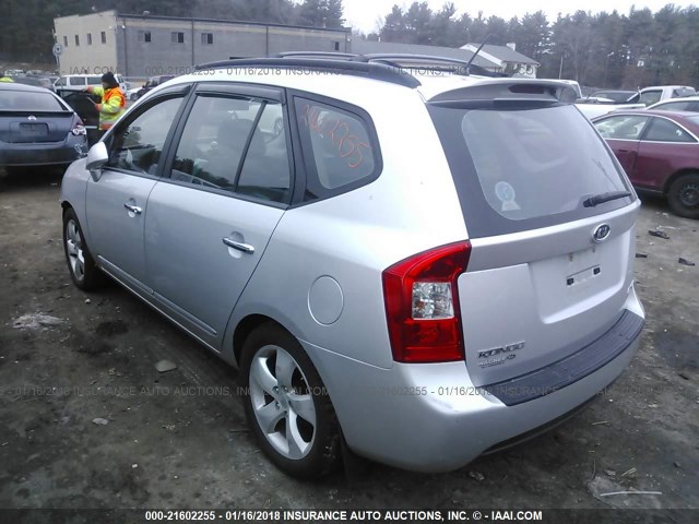 KNAFG526X87169544 - 2008 KIA RONDO LX/EX SILVER photo 3