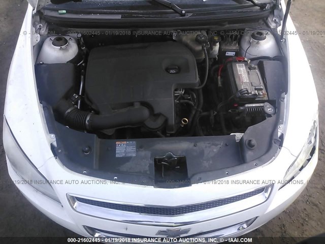 1G1ZC5EU2CF314377 - 2012 CHEVROLET MALIBU 1LT 白色 照片 10