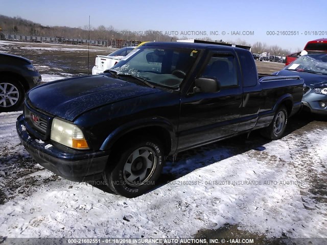 1GTCS19X1X8535279 - 1999 GMC SONOMA BLUE photo 2