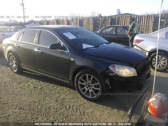 1G1ZK57748F225458 - 2008 CHEVROLET MALIBU LTZ 黑色 照片 1