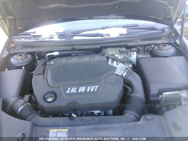 1G1ZK57748F225458 - 2008 CHEVROLET MALIBU LTZ 黑色 照片 10