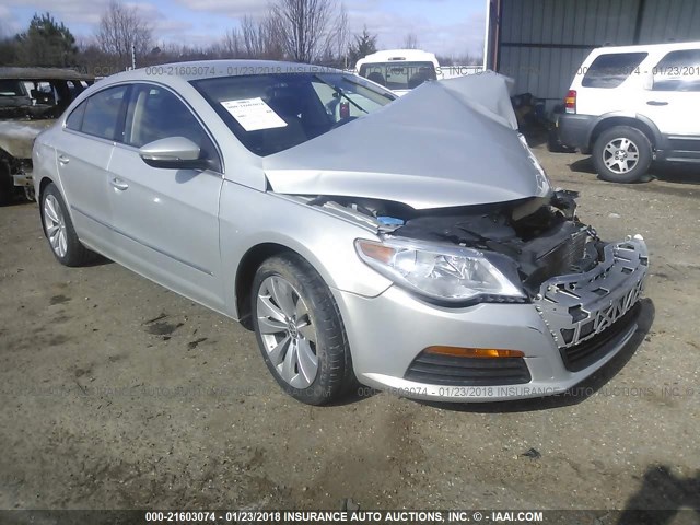 WVWMP7ANXBE722419 - 2011 VOLKSWAGEN CC SPORT SILVER photo 1