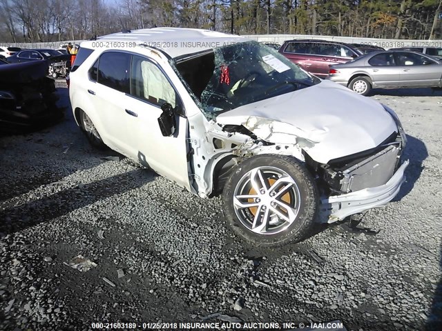 2GNALDEK1H1592335 - 2017 CHEVROLET EQUINOX PREMIER WHITE photo 1