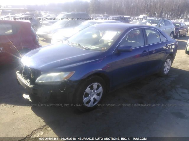 4T1BE46K27U155951 - 2007 TOYOTA CAMRY NEW GENERAT CE/LE/XLE/SE BLUE photo 2