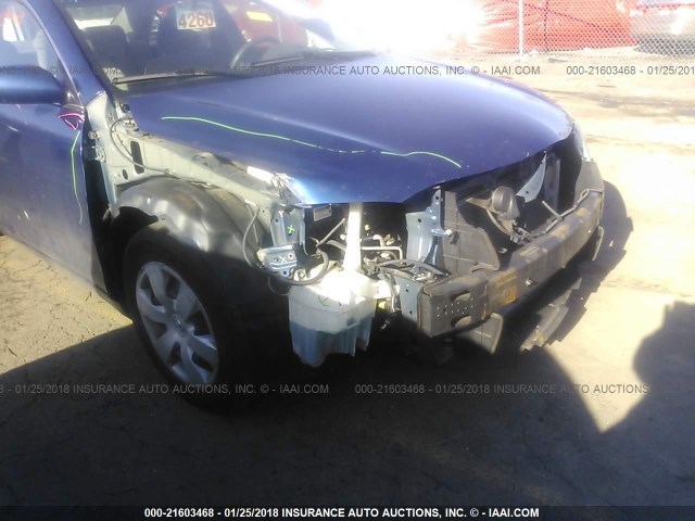 4T1BE46K27U155951 - 2007 TOYOTA CAMRY NEW GENERAT CE/LE/XLE/SE BLUE photo 6