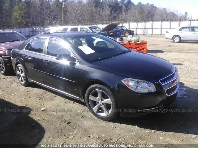 1G1ZC5E1XBF385265 - 2011 CHEVROLET MALIBU 1LT 黑色 照片 1