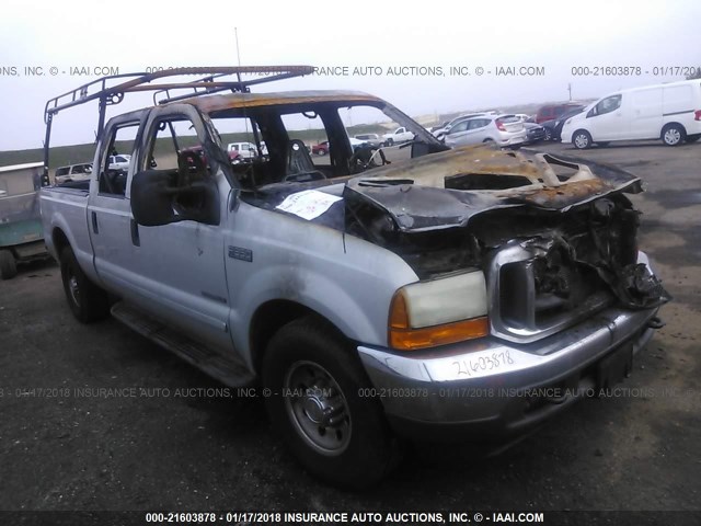 1FTSW30FX1EC84724 - 2001 FORD F350 SRW SUPER DUTY SILVER photo 1