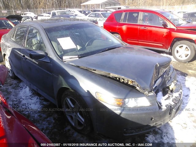 19UUA66255A066895 - 2005 ACURA TL GRAY photo 1