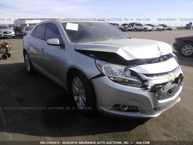 1G11H5SL7EF297864 - 2014 CHEVROLET MALIBU LTZ 银色 照片 1