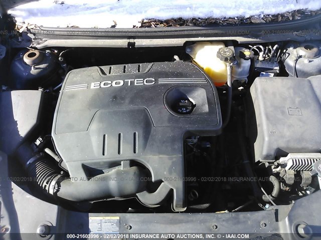 1G1ZG57B984275869 - 2008 CHEVROLET MALIBU LS Mavi foto 10