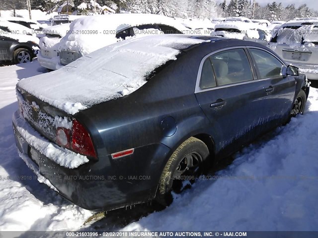 1G1ZG57B984275869 - 2008 CHEVROLET MALIBU LS Mavi foto 4