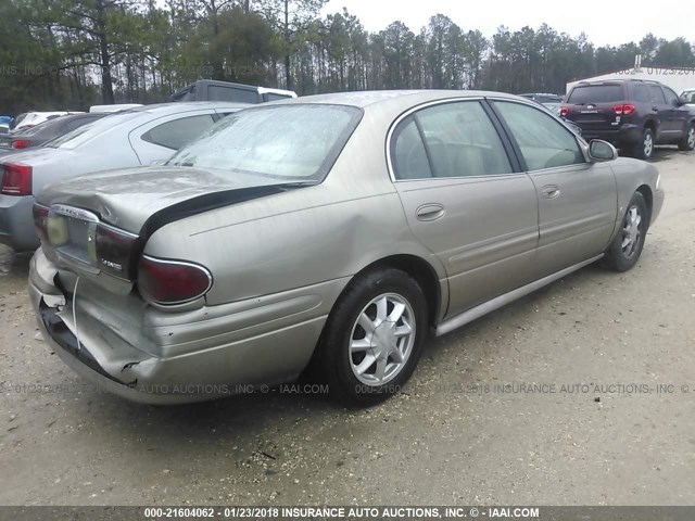 1G4HP54KX44150862 - 2004 BUICK LESABRE CUSTOM TAN photo 4