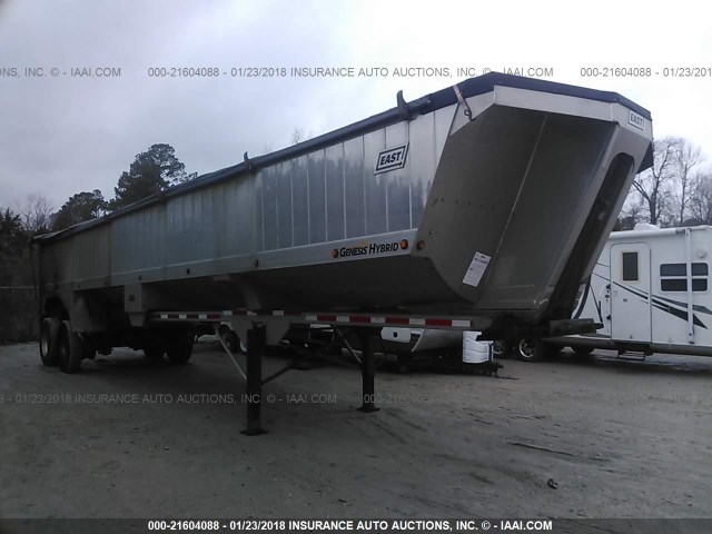 1E1J9U283ER050286 - 2014 EAST MANUFACTURING END DUMP  SILVER photo 1