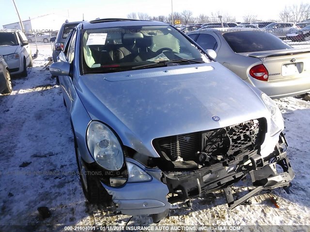 4JGCB22E48A064345 - 2008 MERCEDES-BENZ R 320 CDI BLUE photo 6