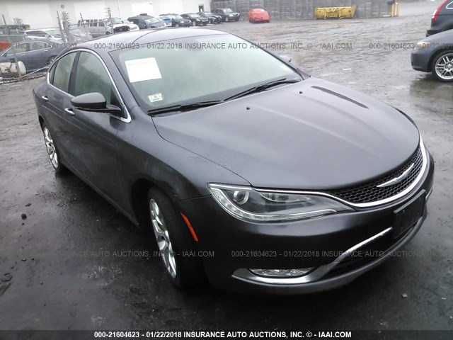 1C3CCCEG1FN686979 - 2015 CHRYSLER 200 C BROWN photo 1