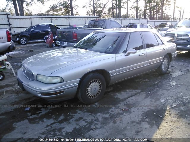 1G4HR52K2VH506275 - 1997 BUICK LESABRE LIMITED TAN photo 2