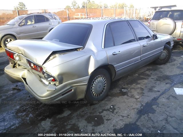 1G4HR52K2VH506275 - 1997 BUICK LESABRE LIMITED TAN photo 4