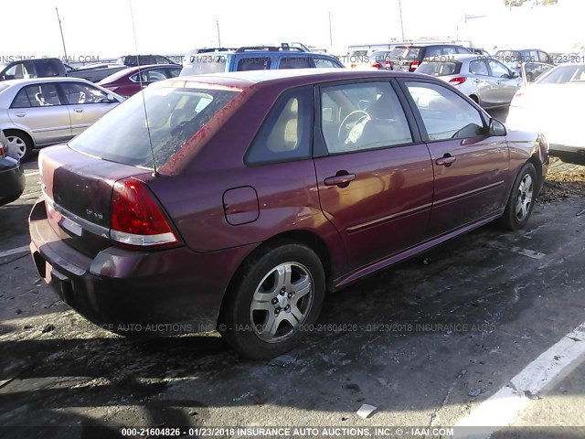 1G1ZU64894F169766 - 2004 CHEVROLET MALIBU MAXX LT MAROON photo 4