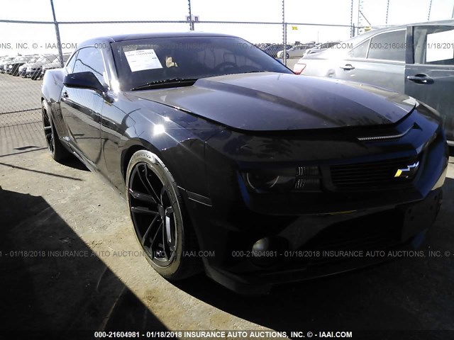 2G1FK1EJ3D9187654 - 2013 CHEVROLET CAMARO 2SS BLACK photo 1