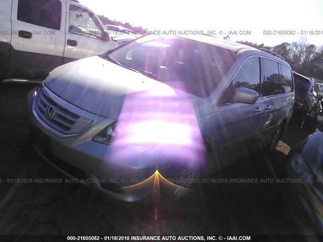 5FNRL3H6XAB076465 - 2010 HONDA ODYSSEY EXL ვერცხლისფერი ფოტო 2