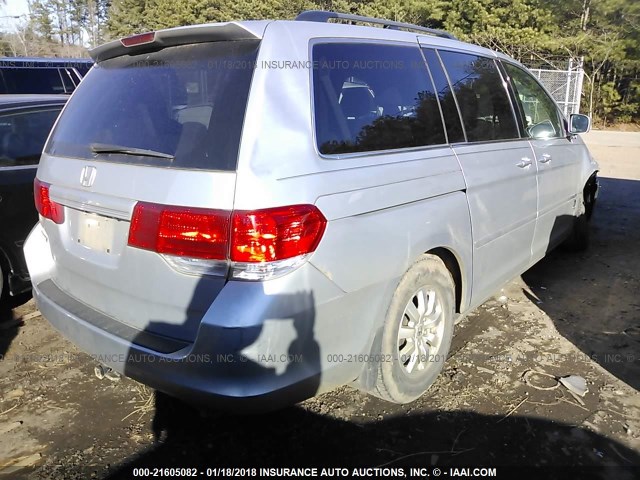 5FNRL3H6XAB076465 - 2010 HONDA ODYSSEY EXL ვერცხლისფერი ფოტო 4