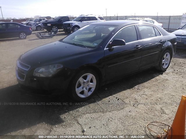 1G1ZB5EB3AF317223 - 2010 CHEVROLET MALIBU LS Qara foto 2