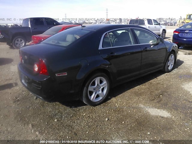 1G1ZB5EB3AF317223 - 2010 CHEVROLET MALIBU LS Qara foto 4