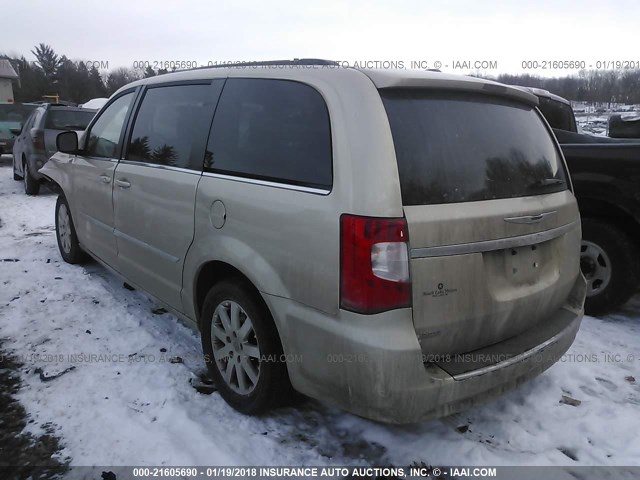 2C4RC1BG7DR707039 - 2013 CHRYSLER TOWN & COUNTRY TOURING GOLD photo 3