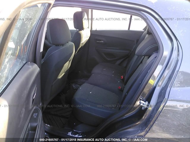 3GNCJKSB1GL266328 - 2016 CHEVROLET TRAX LS GRAY photo 8