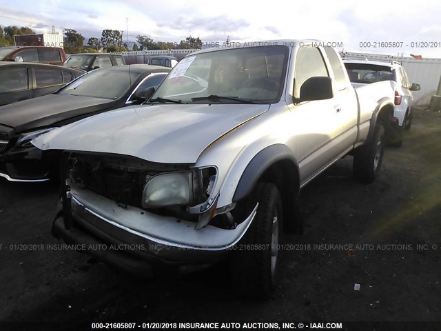 5TESN92N43Z164685 - 2003 TOYOTA TACOMA XTRACAB PRERUNNER SILVER photo 2