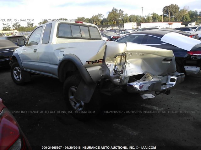 5TESN92N43Z164685 - 2003 TOYOTA TACOMA XTRACAB PRERUNNER ვერცხლისფერი ფოტო 3