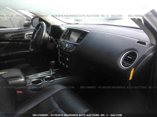 5N1AR2MN7FC695821 - 2015 NISSAN PATHFINDER S/SV/SL/PLATINUM 银色 照片 5