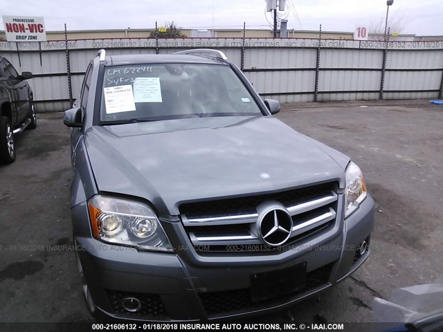 WDCGG5GB4BF689310 - 2011 MERCEDES-BENZ GLK 350 GRAY photo 6