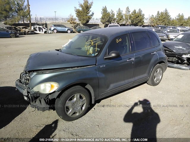 3A4FY58B56T277321 - 2006 CHRYSLER PT CRUISER TOURING GREEN photo 2