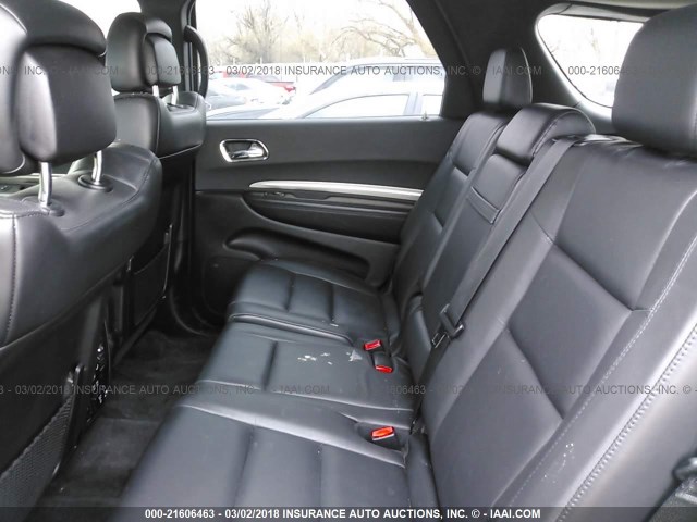 1C4RDJDG5HC870748 - 2017 DODGE DURANGO GT GRAY photo 8