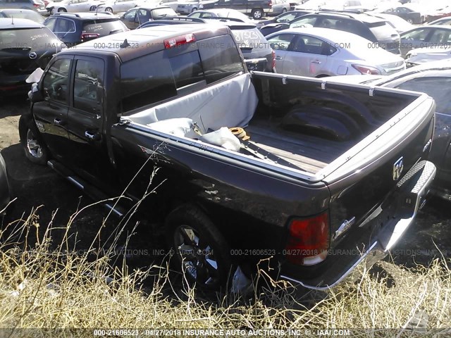 1C6RR7GT2DS688946 - 2013 RAM 1500 SLT BROWN photo 3