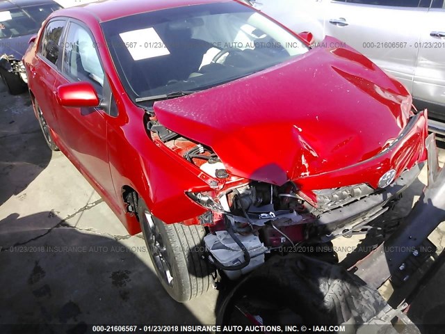 2T1BU4EE8DC128345 - 2013 TOYOTA COROLLA S/LE RED photo 1