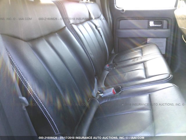 1FTFW1EF6DFA22177 - 2013 FORD F150 SUPERCREW BLUE photo 8