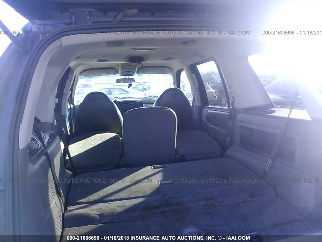 1FMZU63E22ZA54593 - 2002 FORD EXPLORER XLT BLUE photo 8