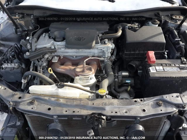 4T4BF1FK4CR253536 - 2012 TOYOTA CAMRY SE/LE/XLE GRAY photo 10