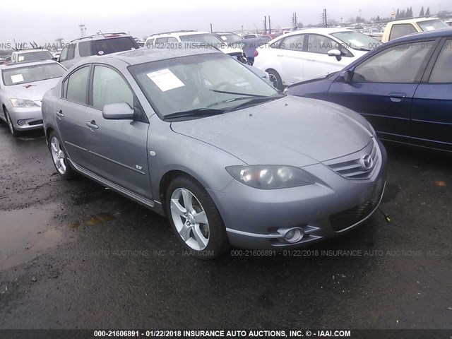 JM1BK323X41188568 - 2004 MAZDA 3 S GRAY photo 1