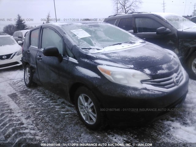 3N1CE2CPXEL391528 - 2014 NISSAN VERSA NOTE S/S PLUS/SV/SL BLACK photo 1