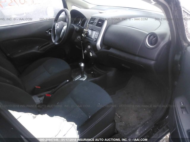 3N1CE2CPXEL391528 - 2014 NISSAN VERSA NOTE S/S PLUS/SV/SL BLACK photo 5