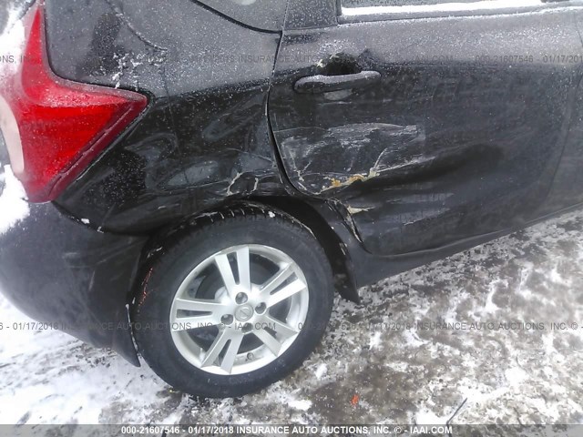 3N1CE2CPXEL391528 - 2014 NISSAN VERSA NOTE S/S PLUS/SV/SL BLACK photo 6