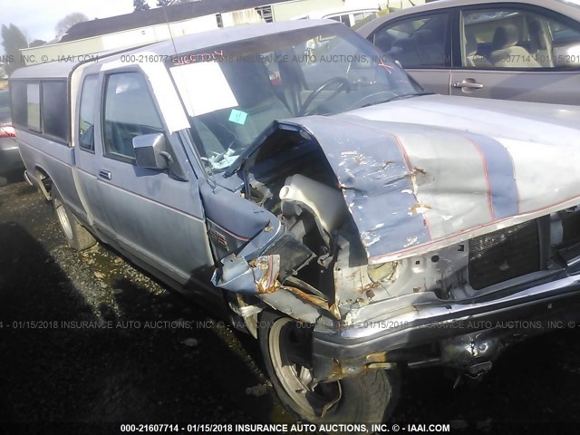 1GTCS19R2K8513379 - 1989 GMC S TRUCK S15 BLUE photo 1