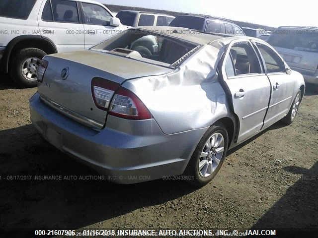 3MEHM07Z39R631624 - 2009 MERCURY MILAN SILVER photo 4