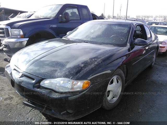 2G1WX12K5Y9363270 - 2000 CHEVROLET MONTE CARLO SS 黑色 照片 2