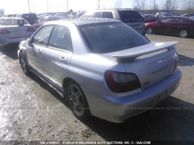 JF1GD29632G508999 - 2002 SUBARU IMPREZA WRX SILVER photo 3